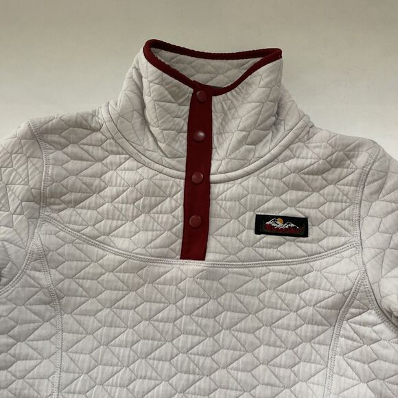 Moosejaw‎ Mountaineering Sweater Womens Quilted Sweatshirt Hiking Outdoors XS - Picture 2 of 10